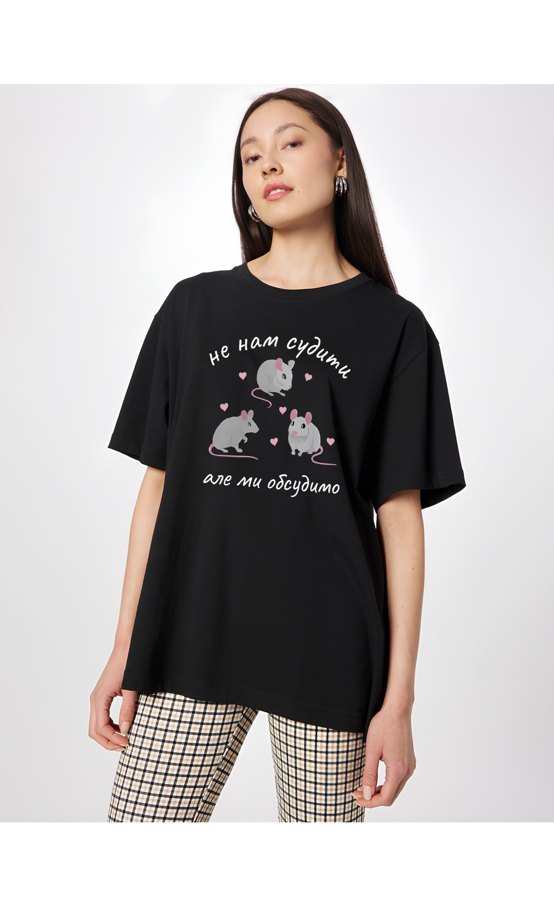 Жіноча футболка з мерчем  оверсайз розміри літо