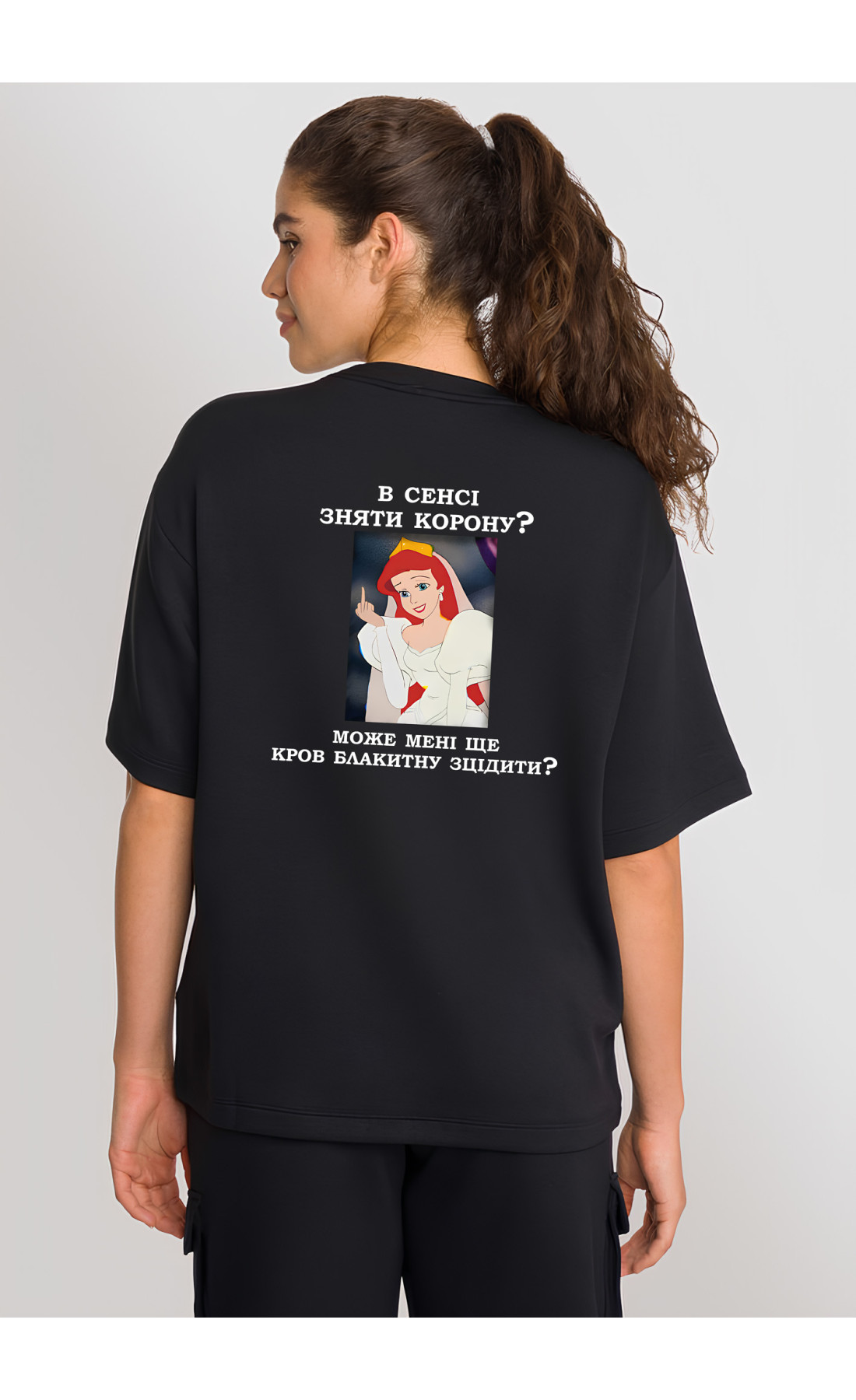 Футболка жіноча з принтмо   оверсайз  літо