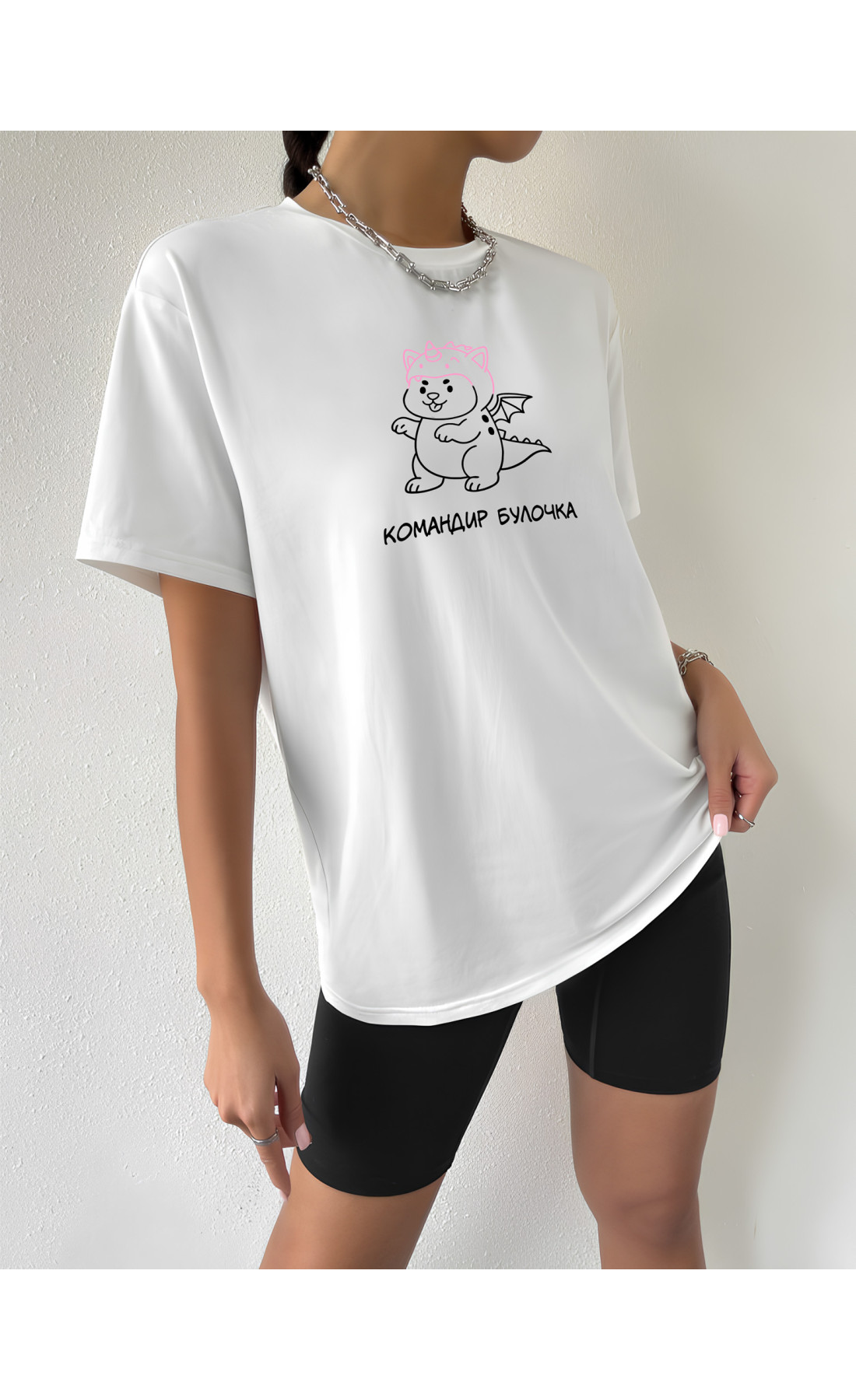 Футболка жіноча з принтмо   оверсайз  літо