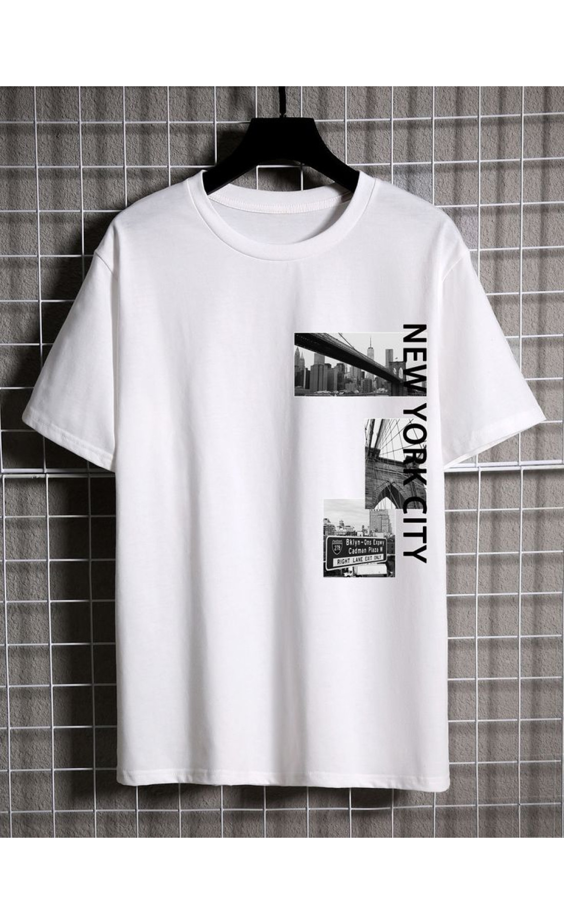 Біла чоловіча футболка з дтф (стандарт)