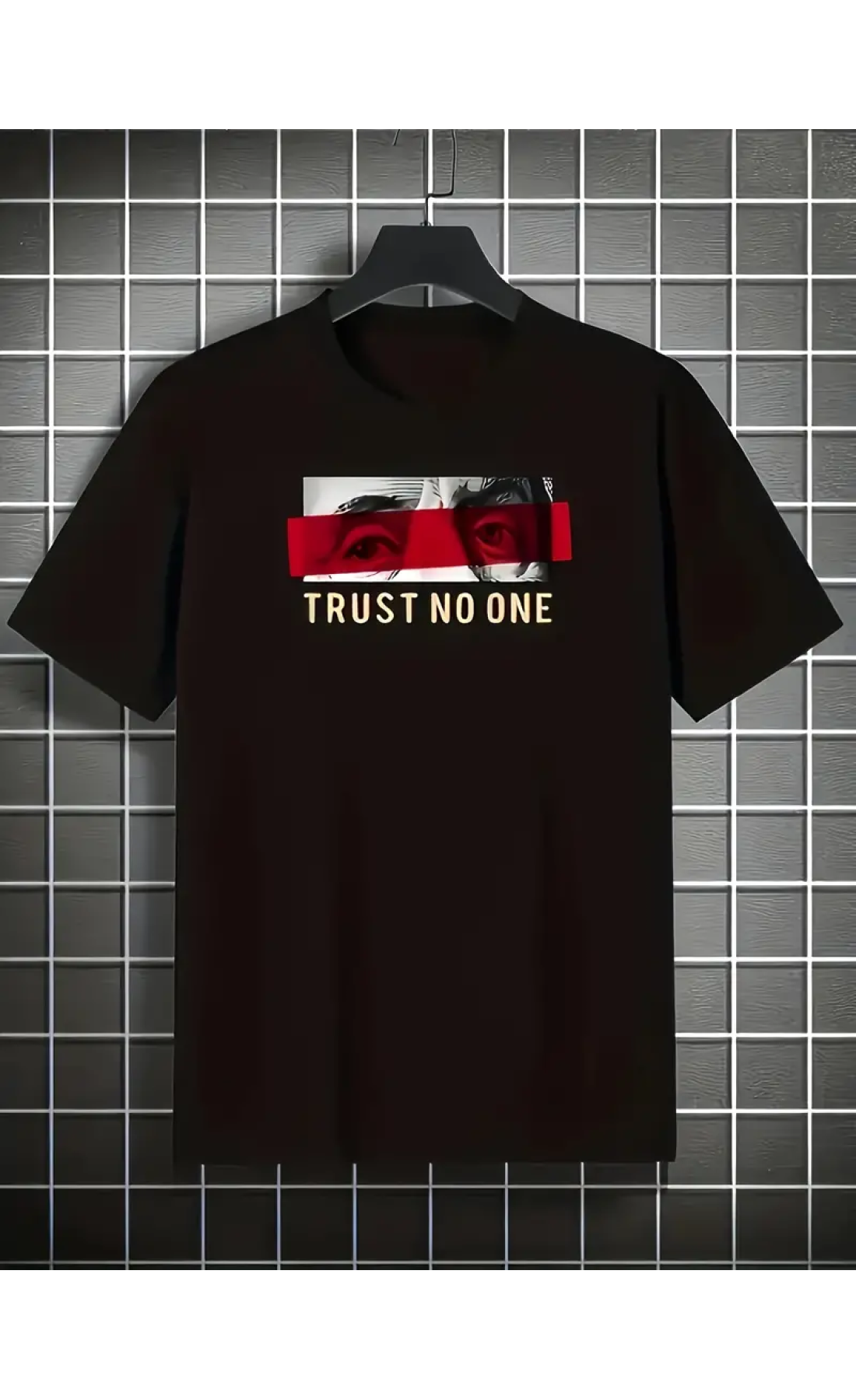 Чорна чоловіча футболка з дтф (стандарт)