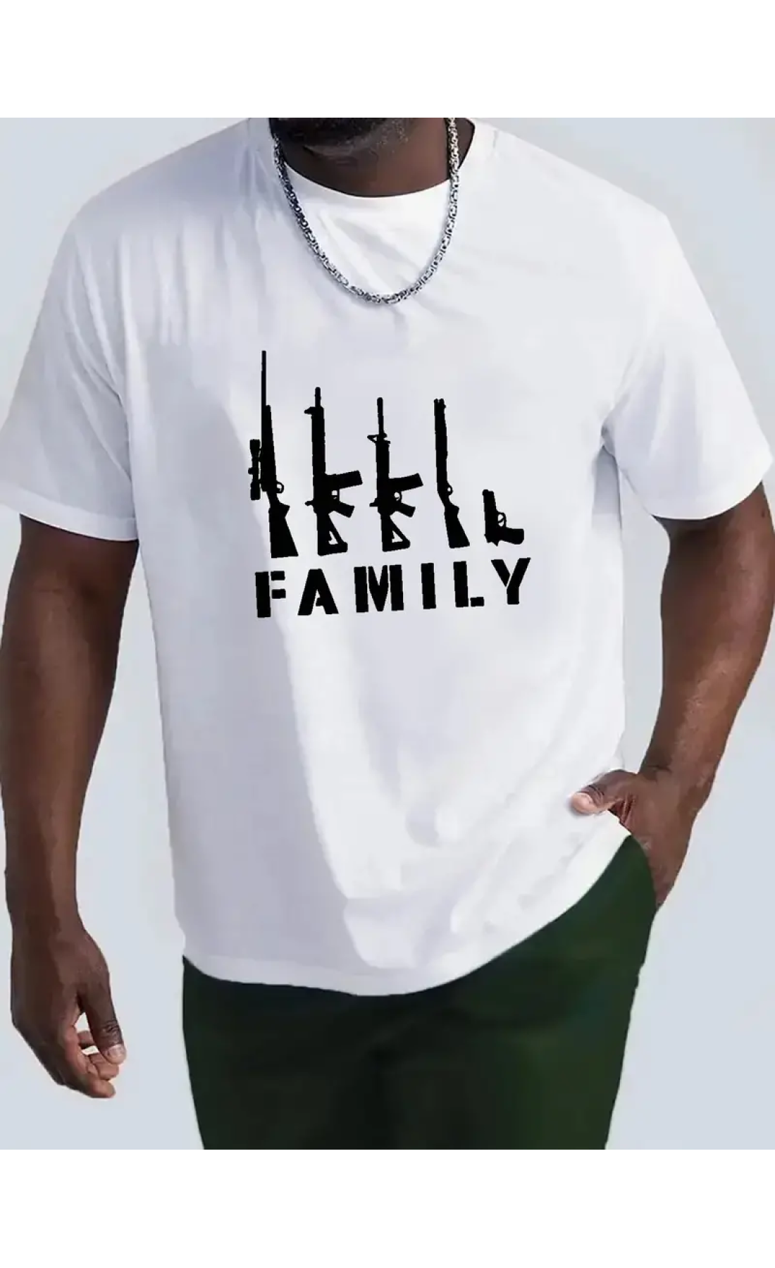 Біла чоловіча футболка з дтф (стандарт)