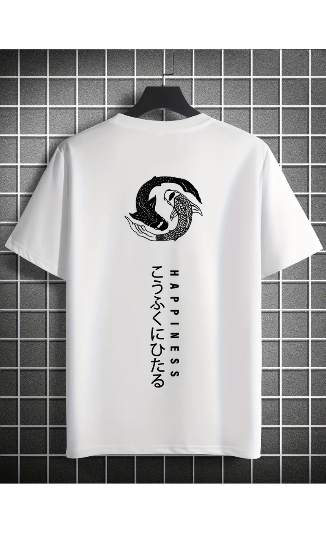 Біла чоловіча футболка з дтф (стандарт)