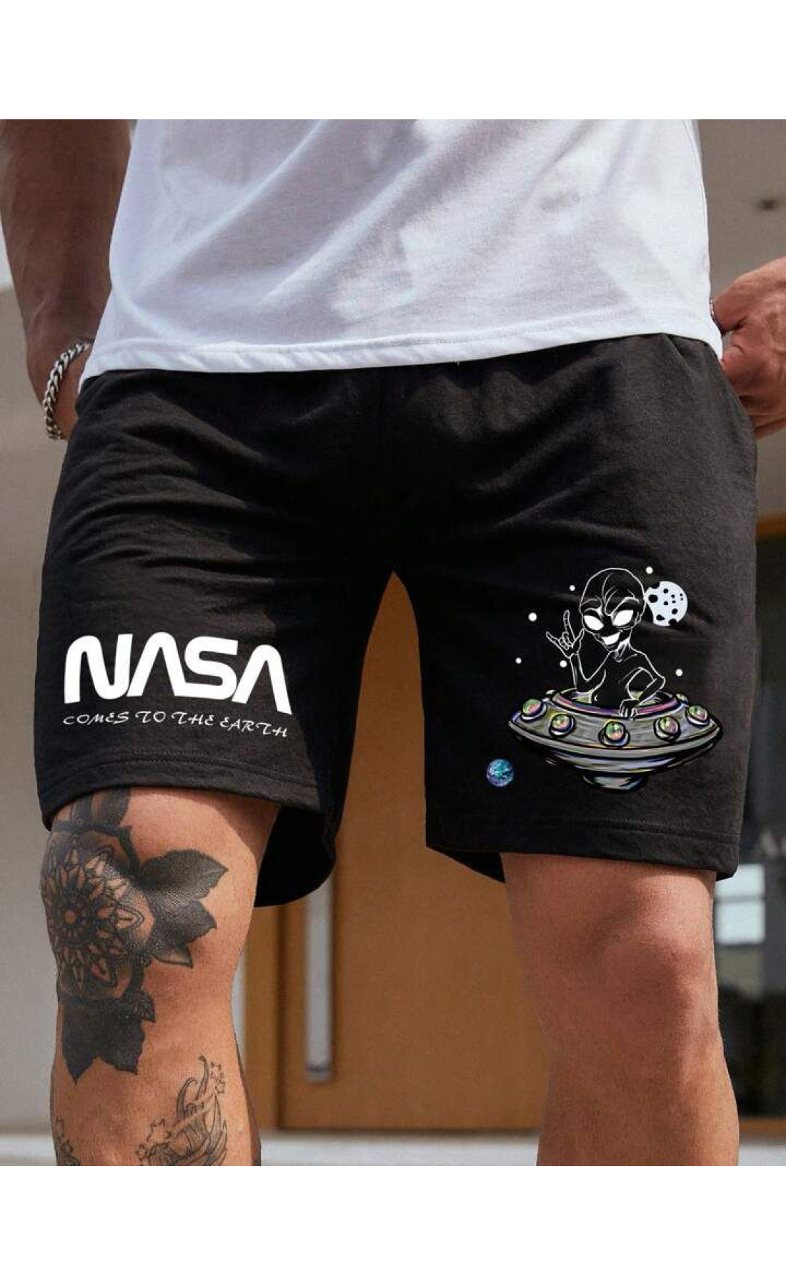 Чорні чоловічі  шорти з дтф