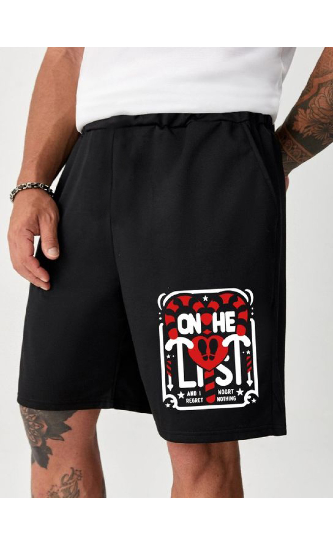 Чорні чоловічі  шорти з дтф