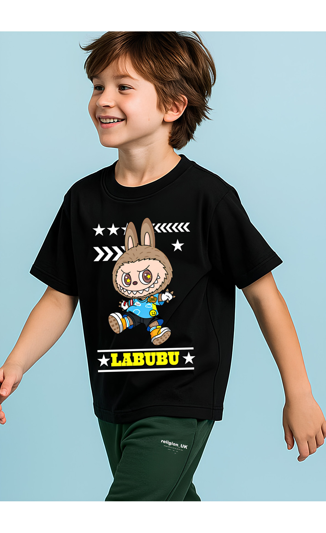 Футболка дитяча дтф  чорна біла