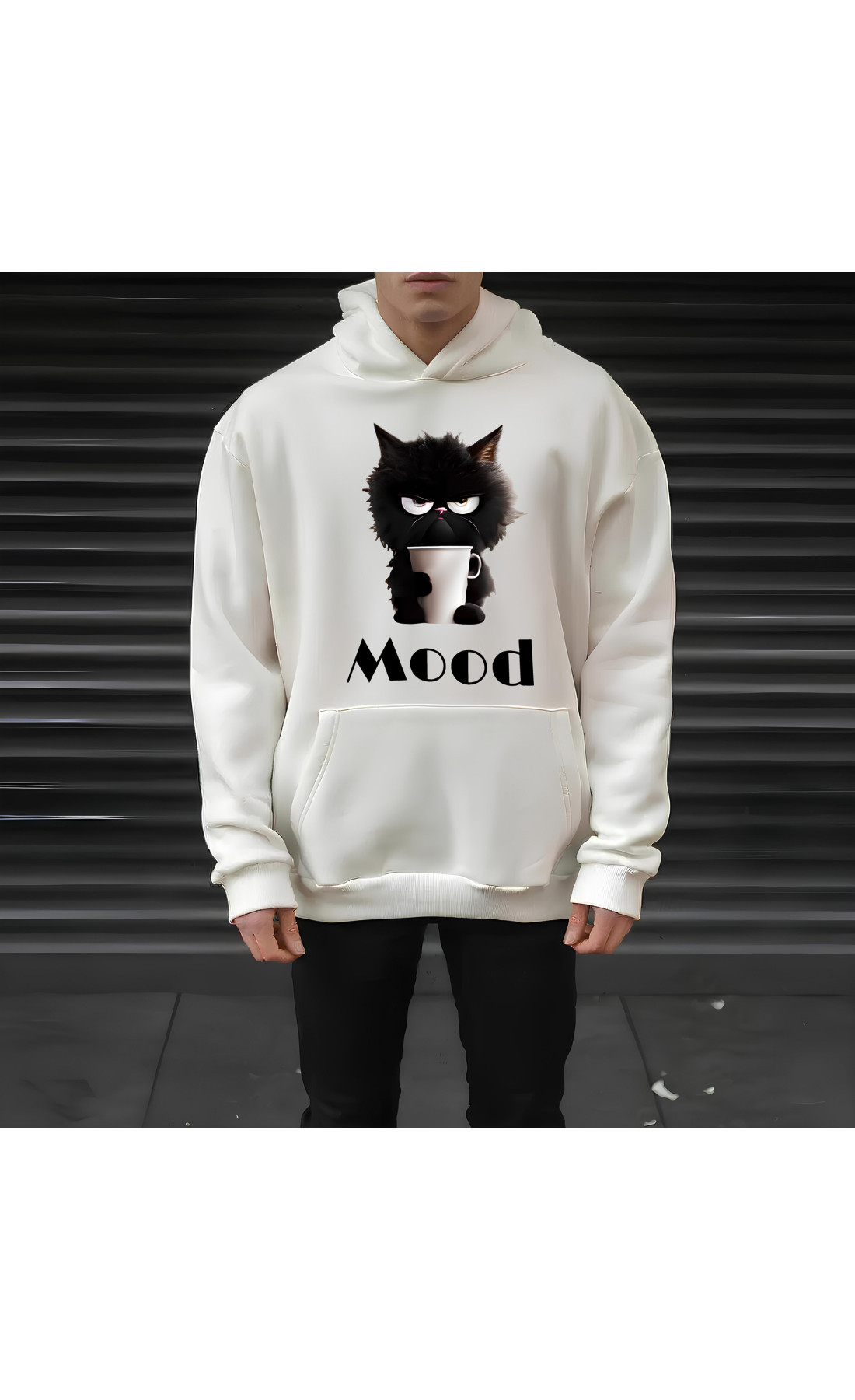 Худі з дтф на флісі оверсайз унісекс теплий