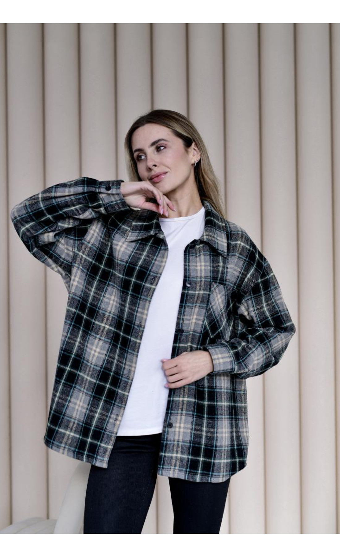 Сорочка жіноча байкова осіння