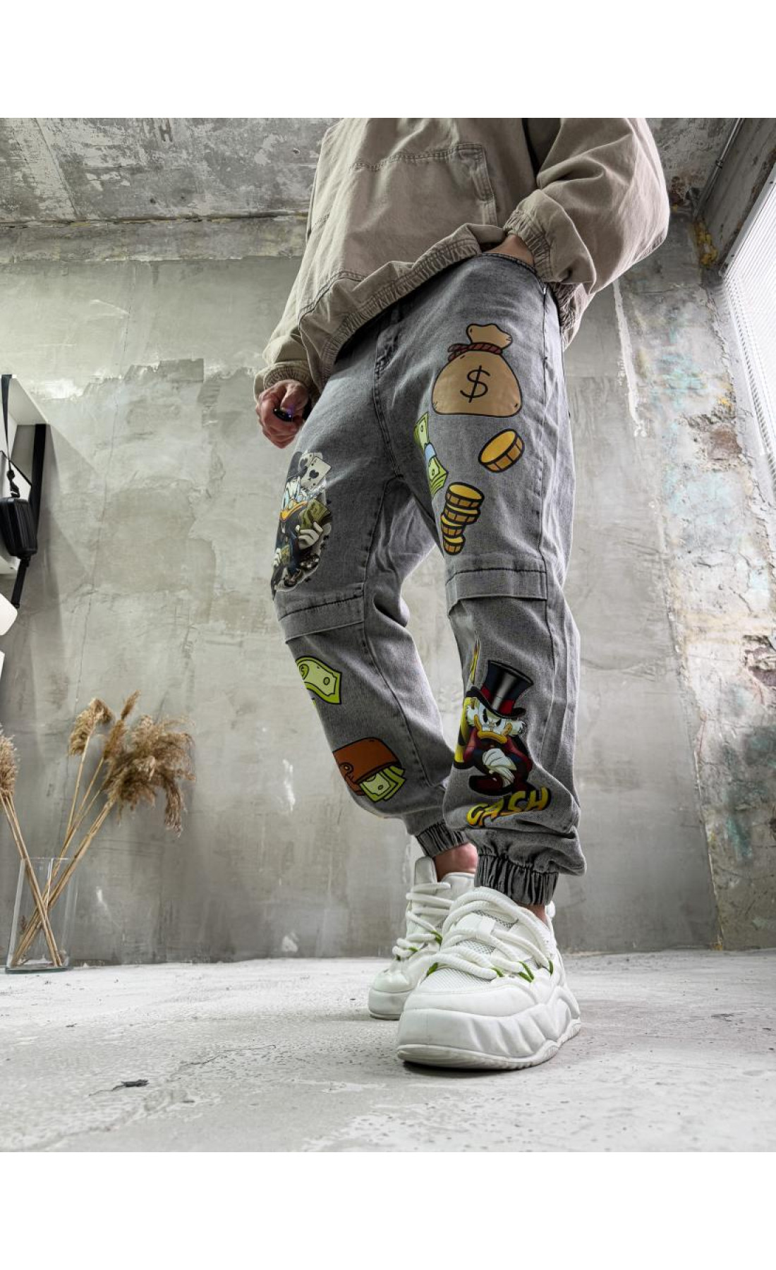 Джинси чоловічі джогери осінні весна осінь