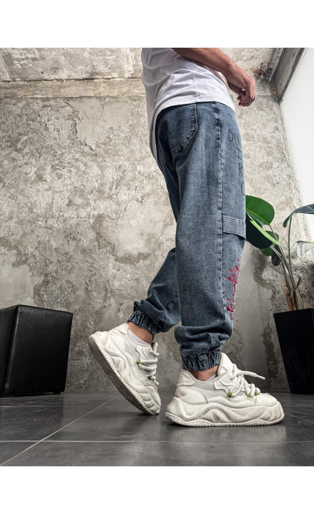 Джинси чоловічі   з принтом україна нова колекція