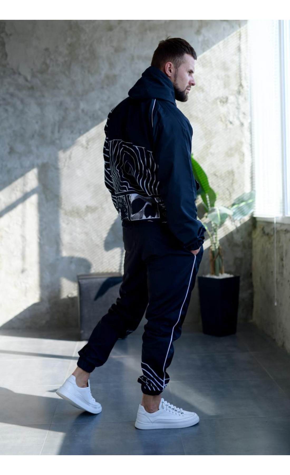 Спортивний костюм плащівка анорак джогери