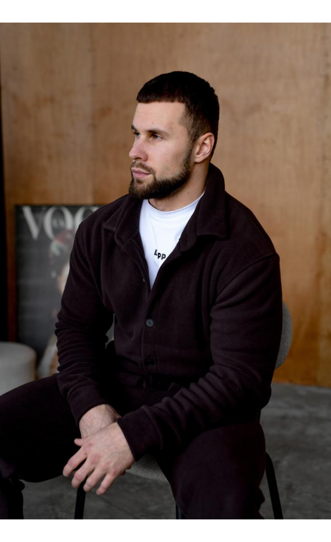 Костюм фліс колір стильний модний утеплений сорочка штани