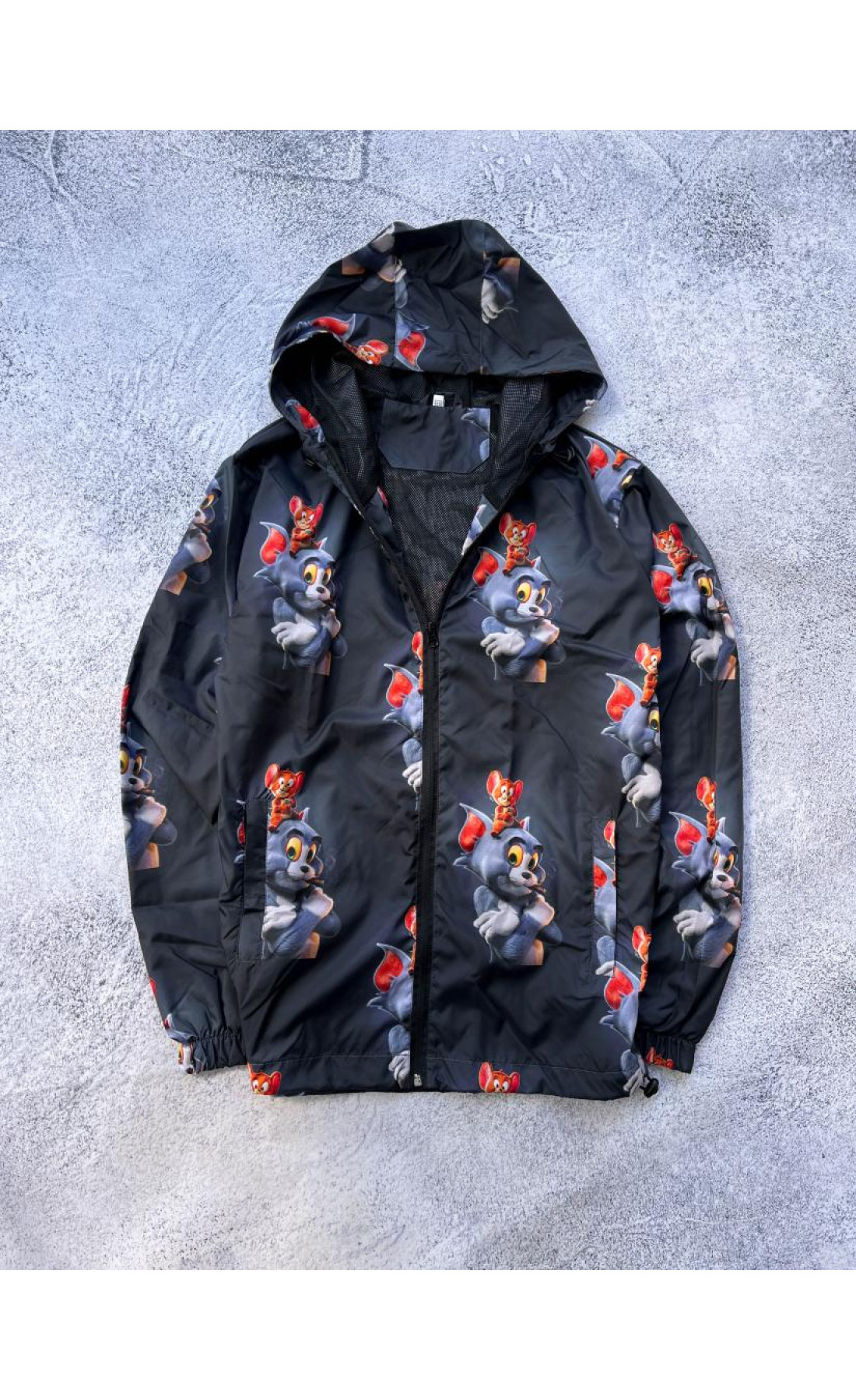 Весняна чорна вітрівка том і джеррі