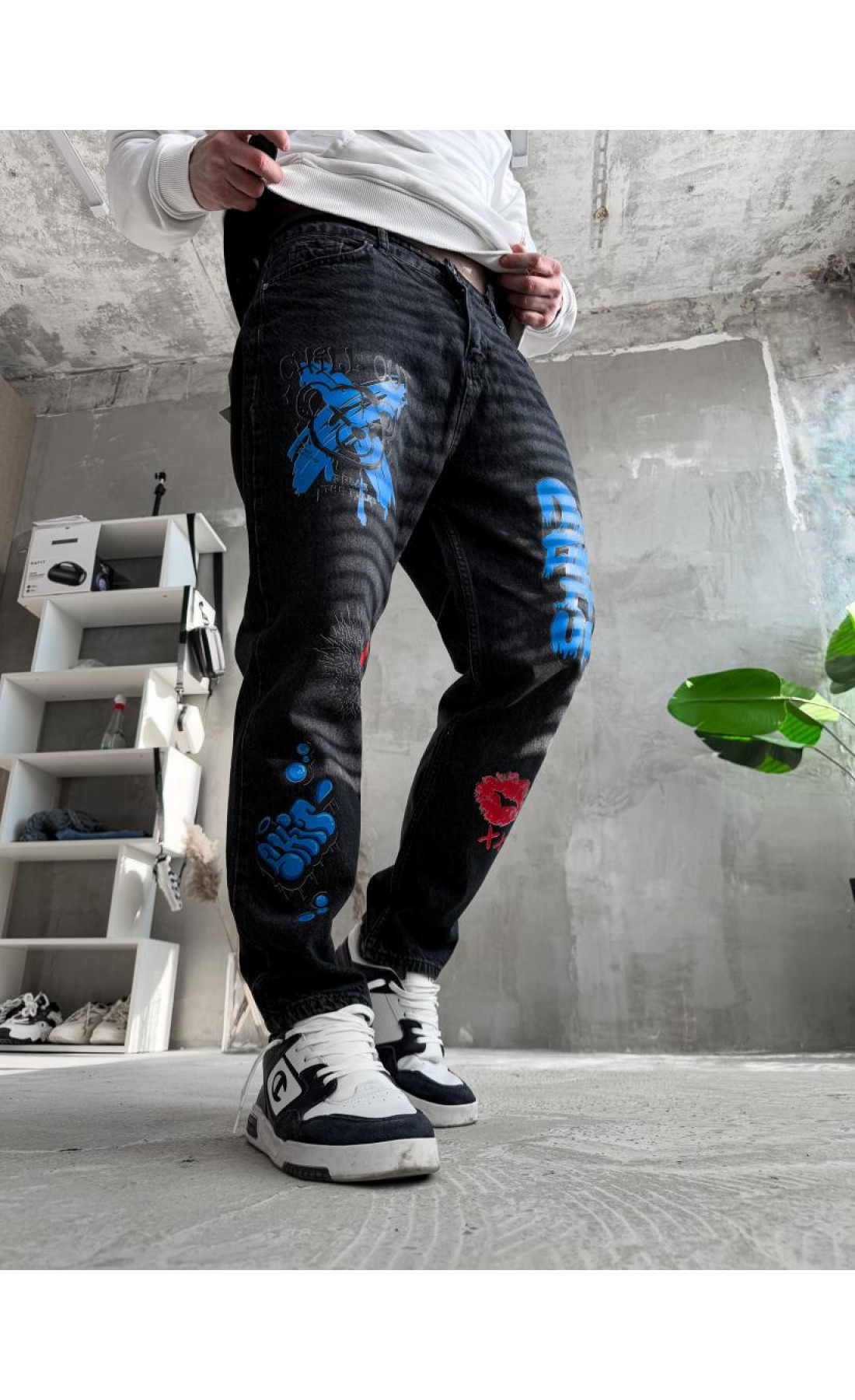 Джинси дтф чоловічі не утеплені  вільна посадка