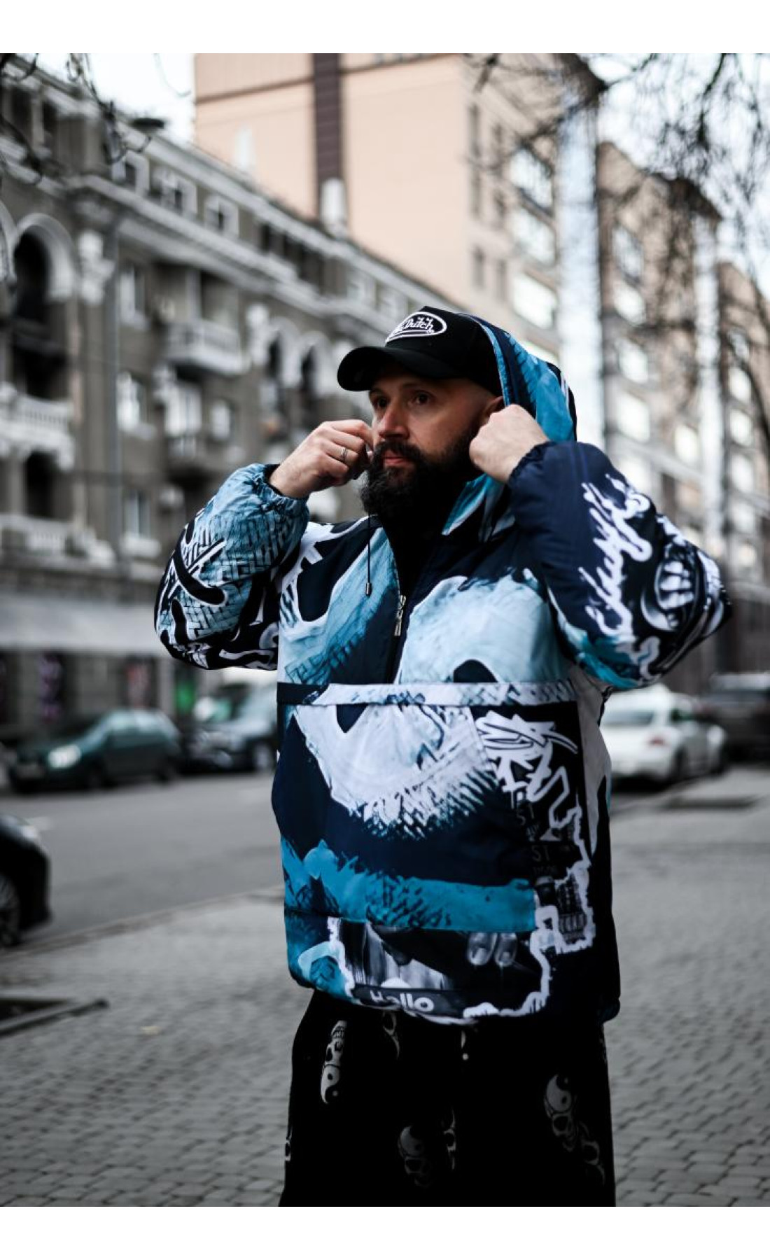 Анорак стильний зима осінь весна  принтований драпп drapp