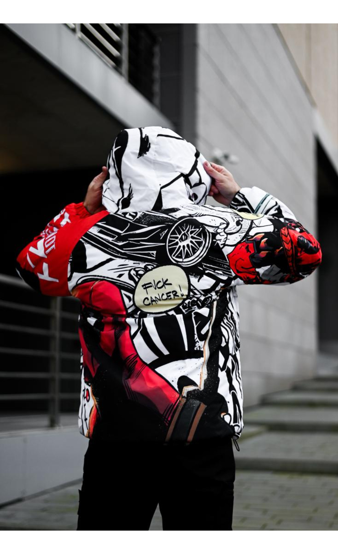 Анорак стильний зима осінь весна  принтований драпп drapp