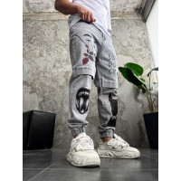 Джинси чоловічі   з принтом україна нова колекція