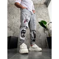 Джинси чоловічі   з принтом україна нова колекція