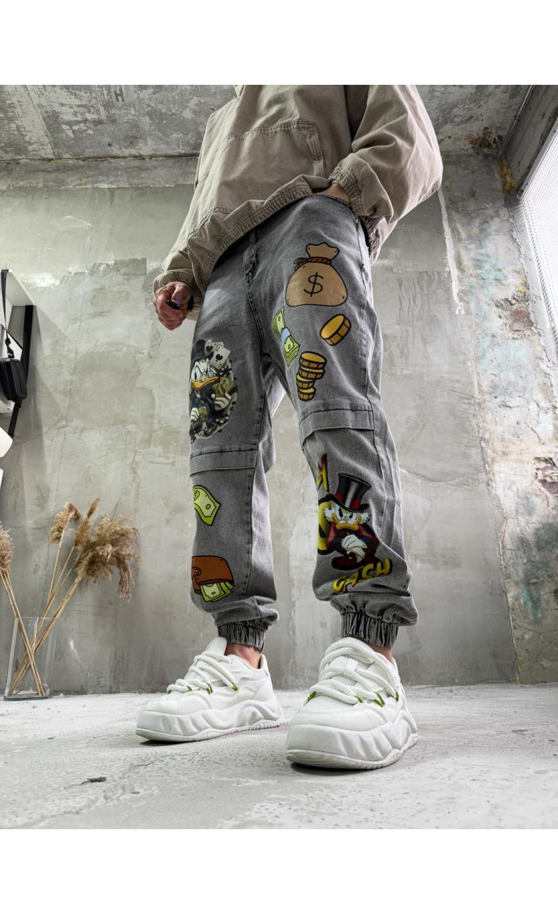 Джинси чоловічі джогери осінні весна осінь