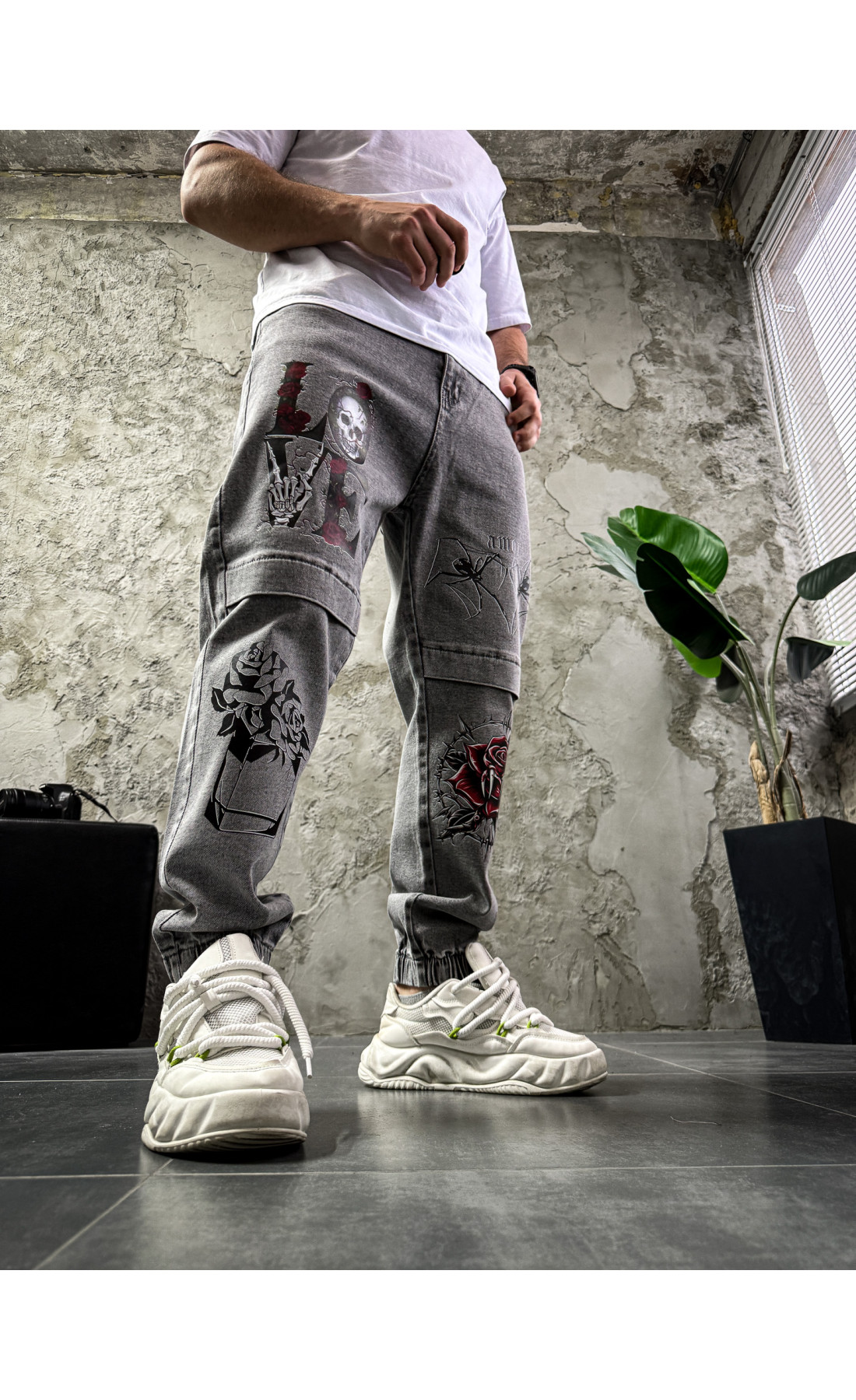 Джинси з принтом   сезон осінь зима  drapp