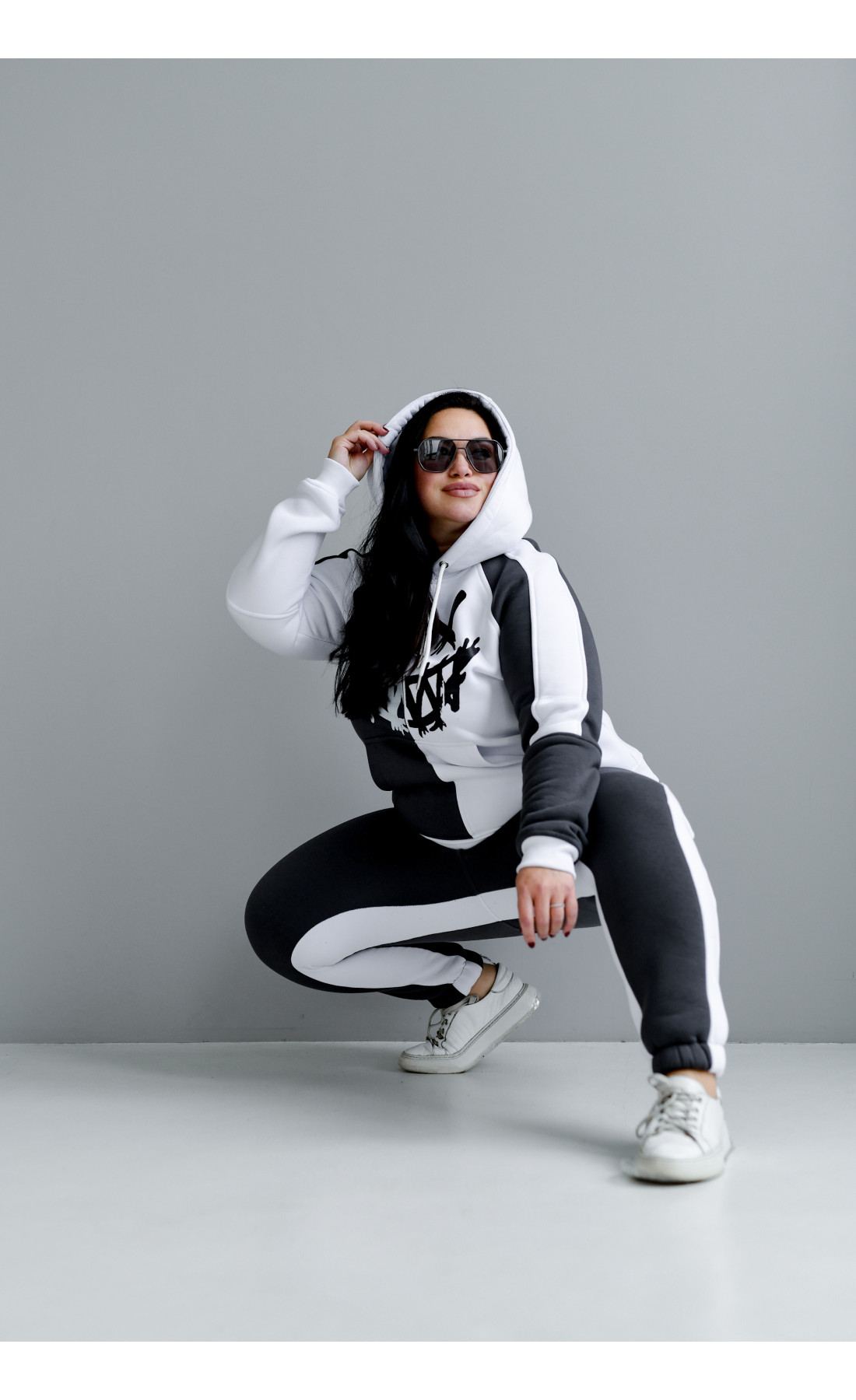 Спортивний костюм на флісі унісекс стильний