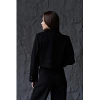 Класичний костюм жіночий стильний жакет штани костбмна тканина