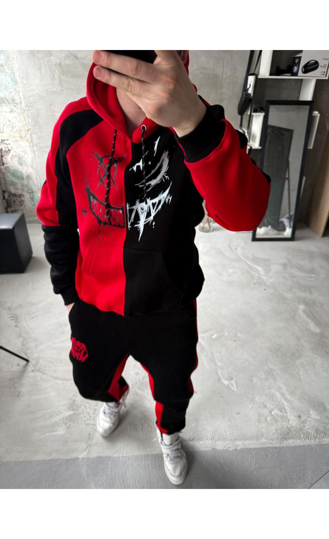 Спортивний костюм утеплений дтф на флісі худі штани