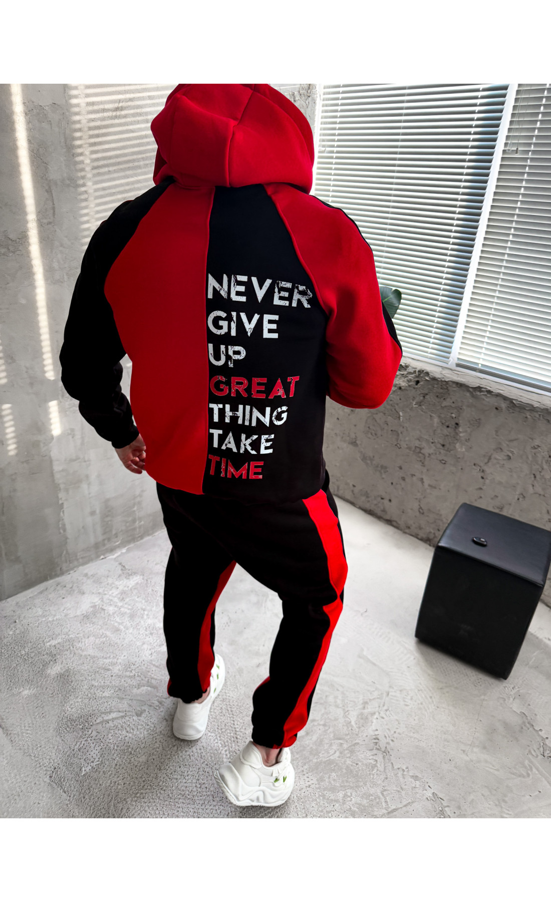 Споривний костюм утеплений чоловічий на флісі зима весна осінь