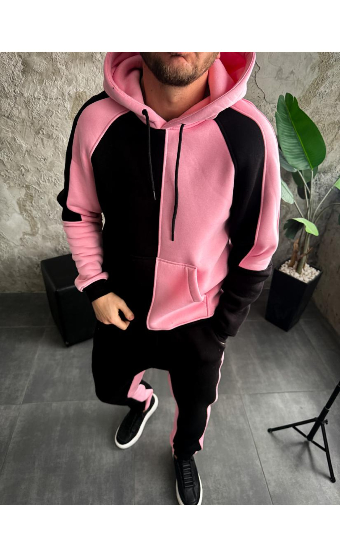 Костюм на флісі утеплений стильний модний осінь весна чоловічий