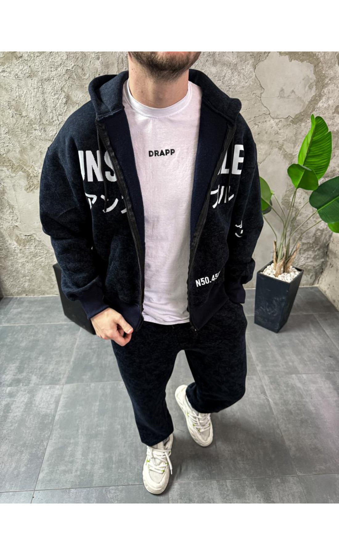 Костюм утеплений драпп на флісі зимовий стильний модний зима осінь