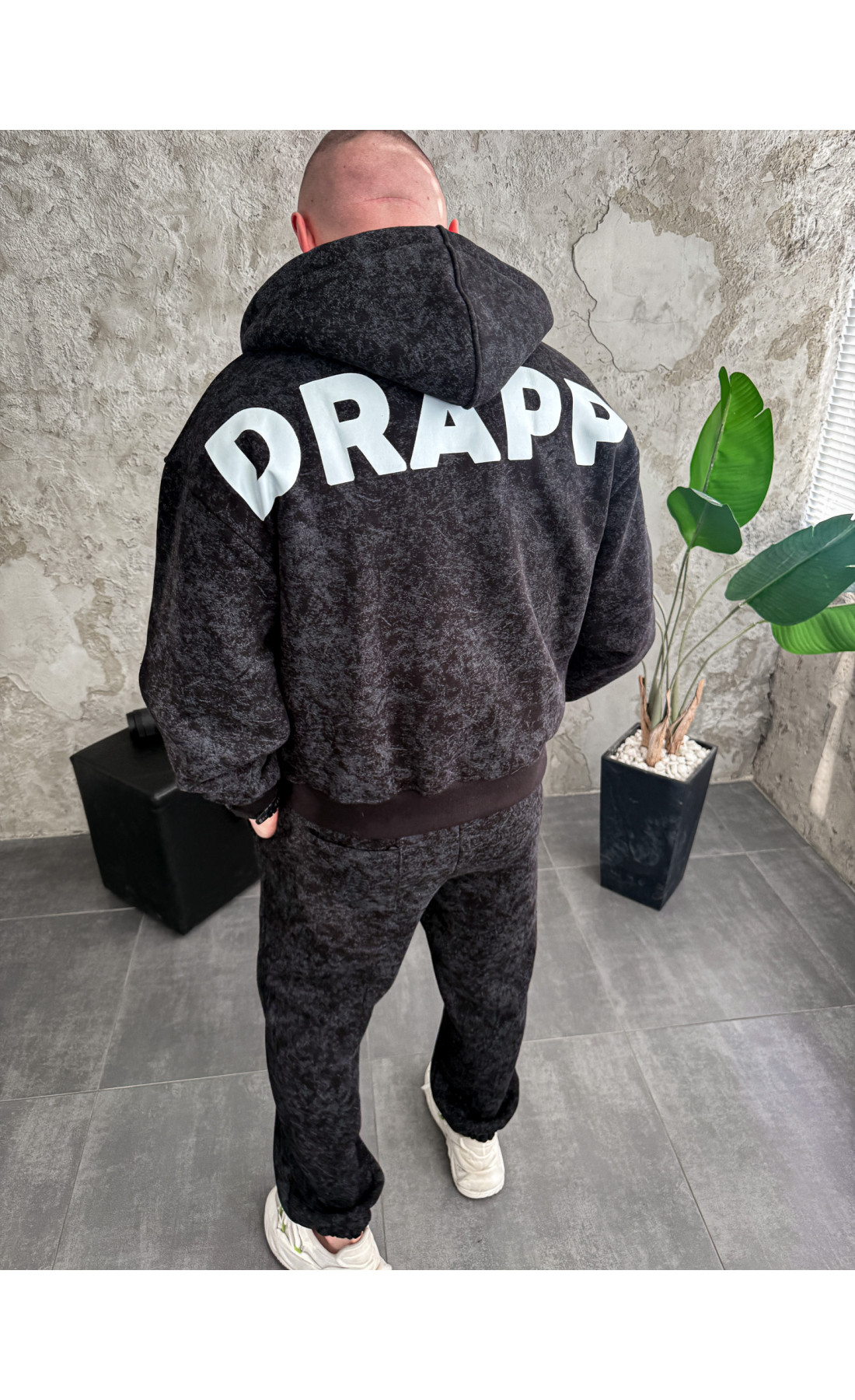 Костюм утеплений драпп на флісі зимовий стильний модний зима осінь