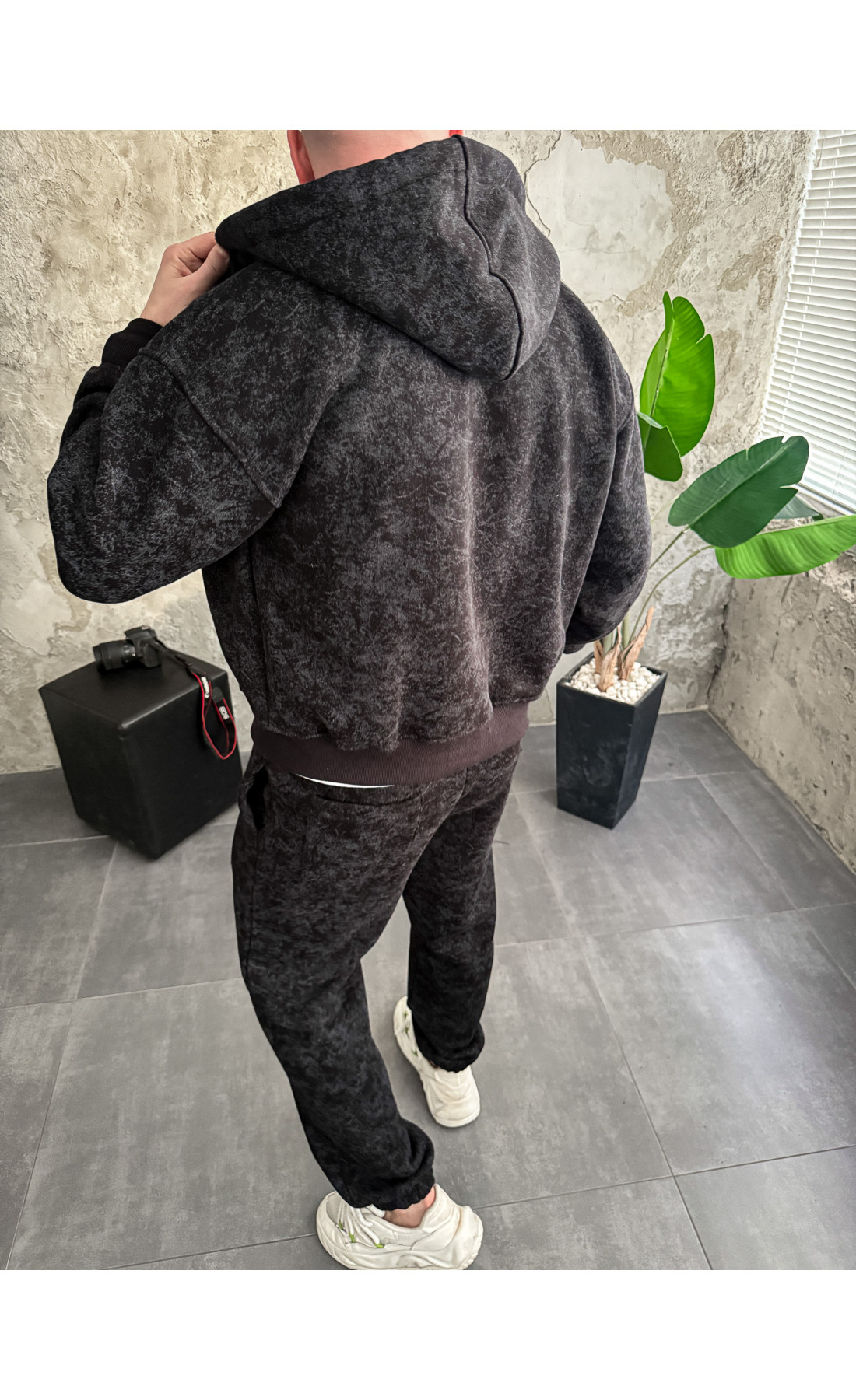 Костюм утеплений драпп на флісі зимовий стильний модний зима осінь