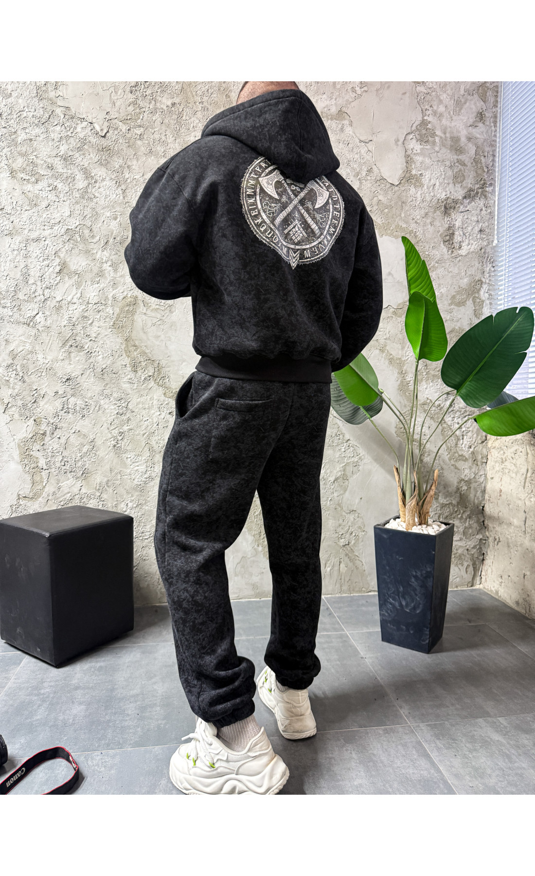 Костюм утеплений зіп худі штани drapp на флісі стильний