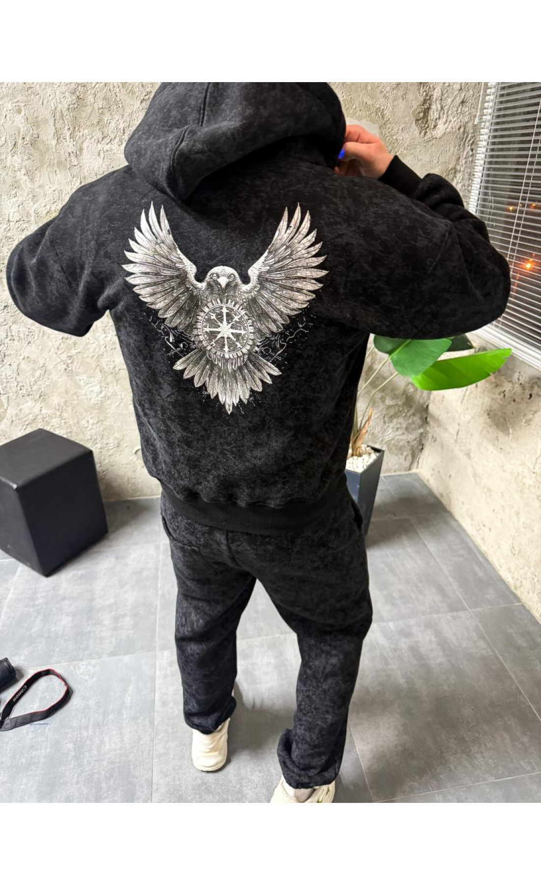 Костюм утеплений зіп худі штани drapp на флісі стильний