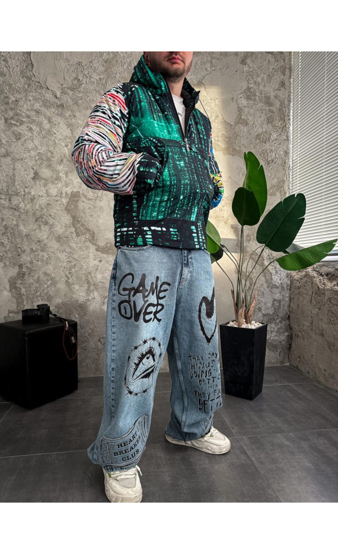 Утеплений анорак зимовий драпп стильний модний синтепух виробництво україна