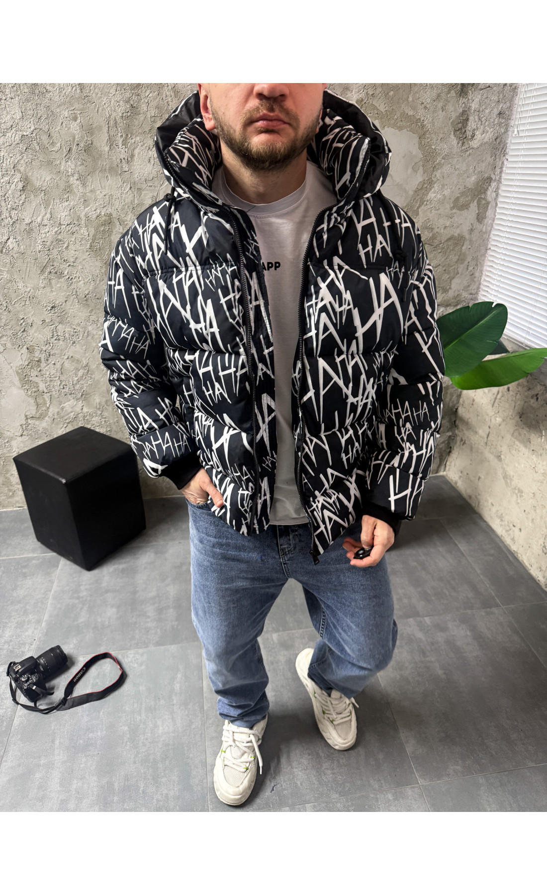 Пуховик драпп стильний модний зима  до - з капюшоном