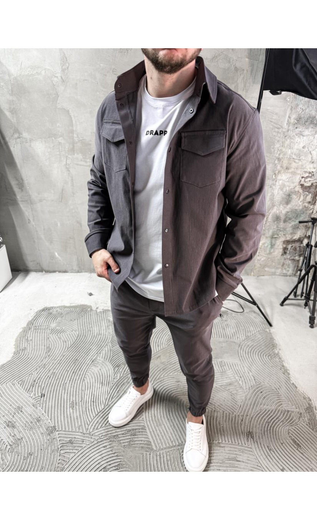 Костюм чоловічий котоновий жакет штани не утеплений