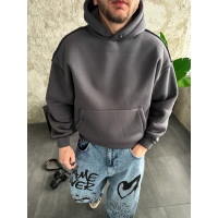 Худі на флісі драпп drapp   утеплене  зима