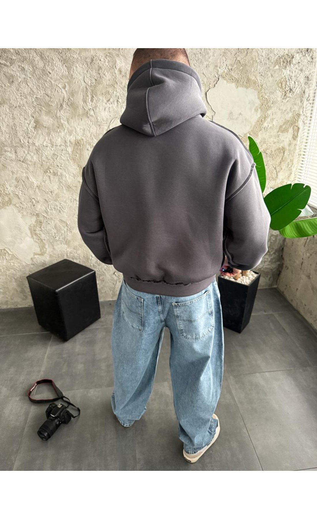 Худі на флісі драпп drapp   утеплене  зима