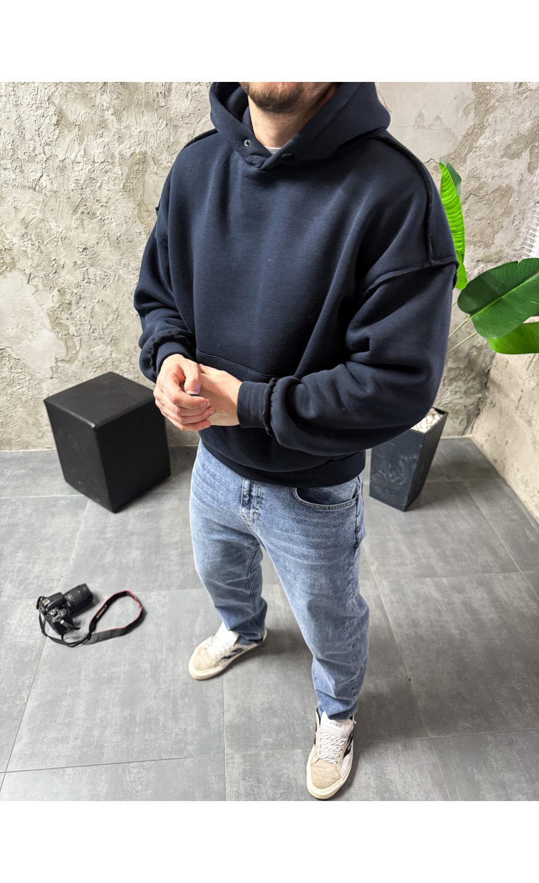 Худі на флісі драпп drapp   утеплене  зима