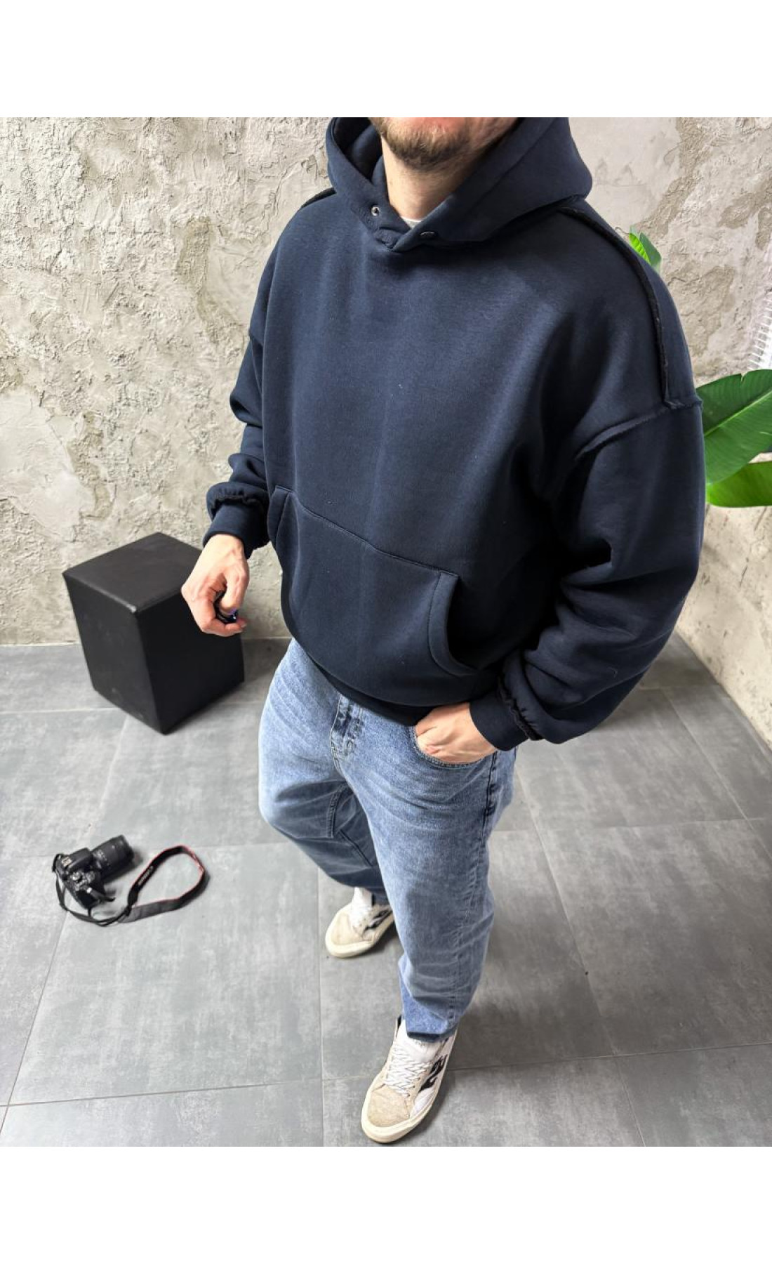 Худі на флісі драпп drapp   утеплене  зима