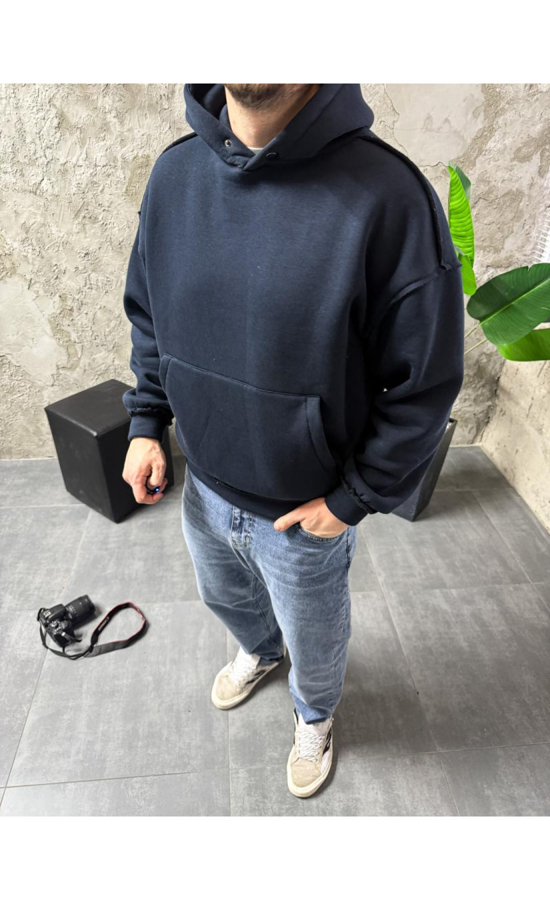 Худі на флісі драпп drapp   утеплене  зима