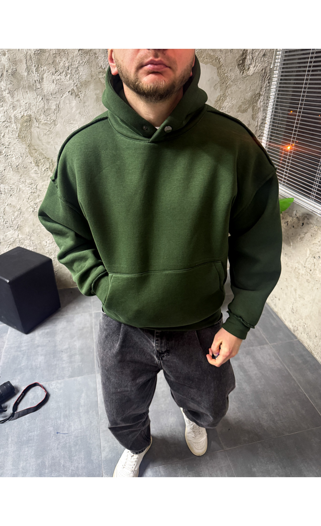 Худі на флісі драпп drapp   утеплене  зима