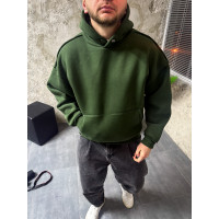 Худі на флісі драпп drapp   утеплене  зима