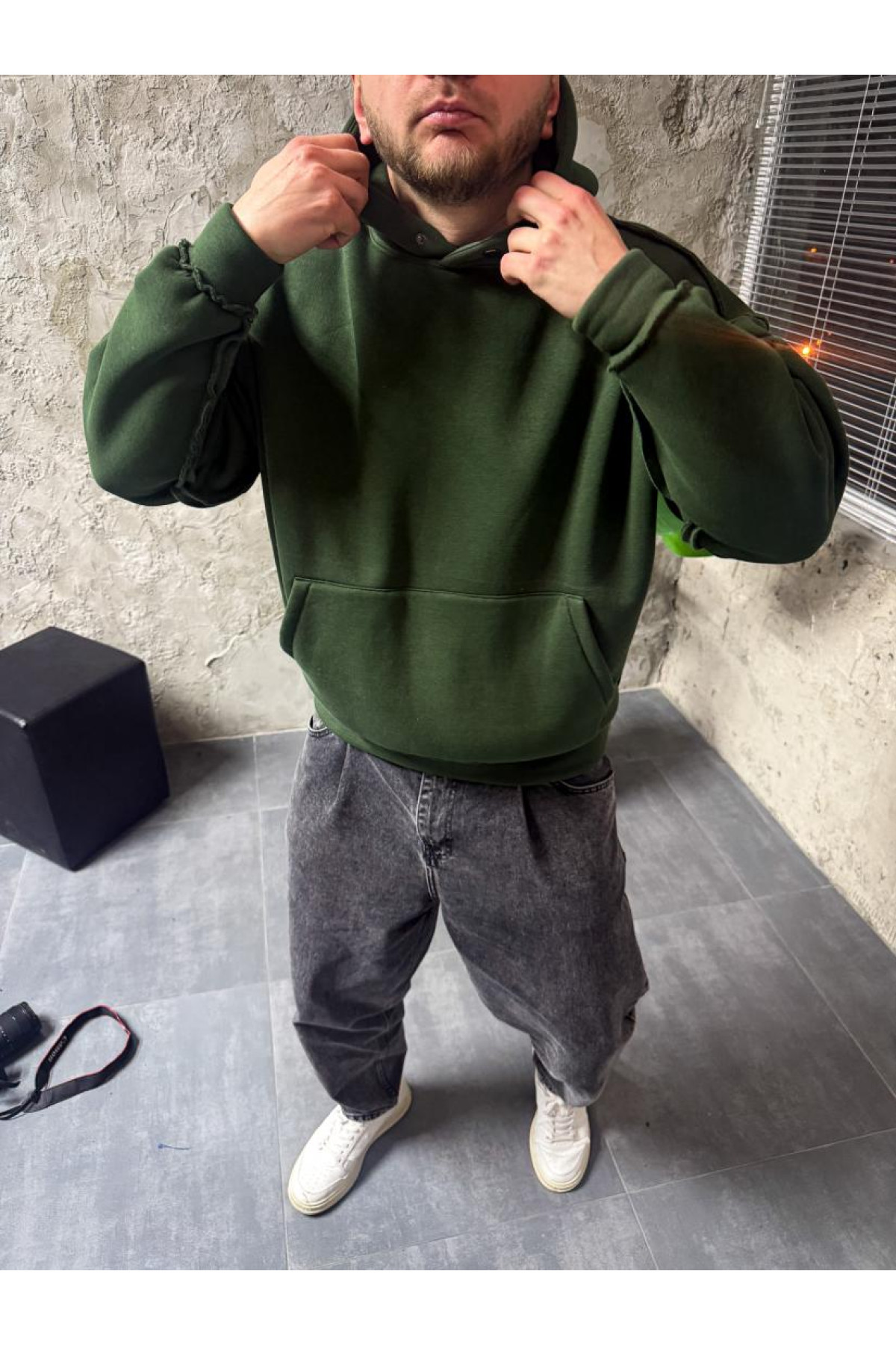 Худі на флісі драпп drapp   утеплене  зима