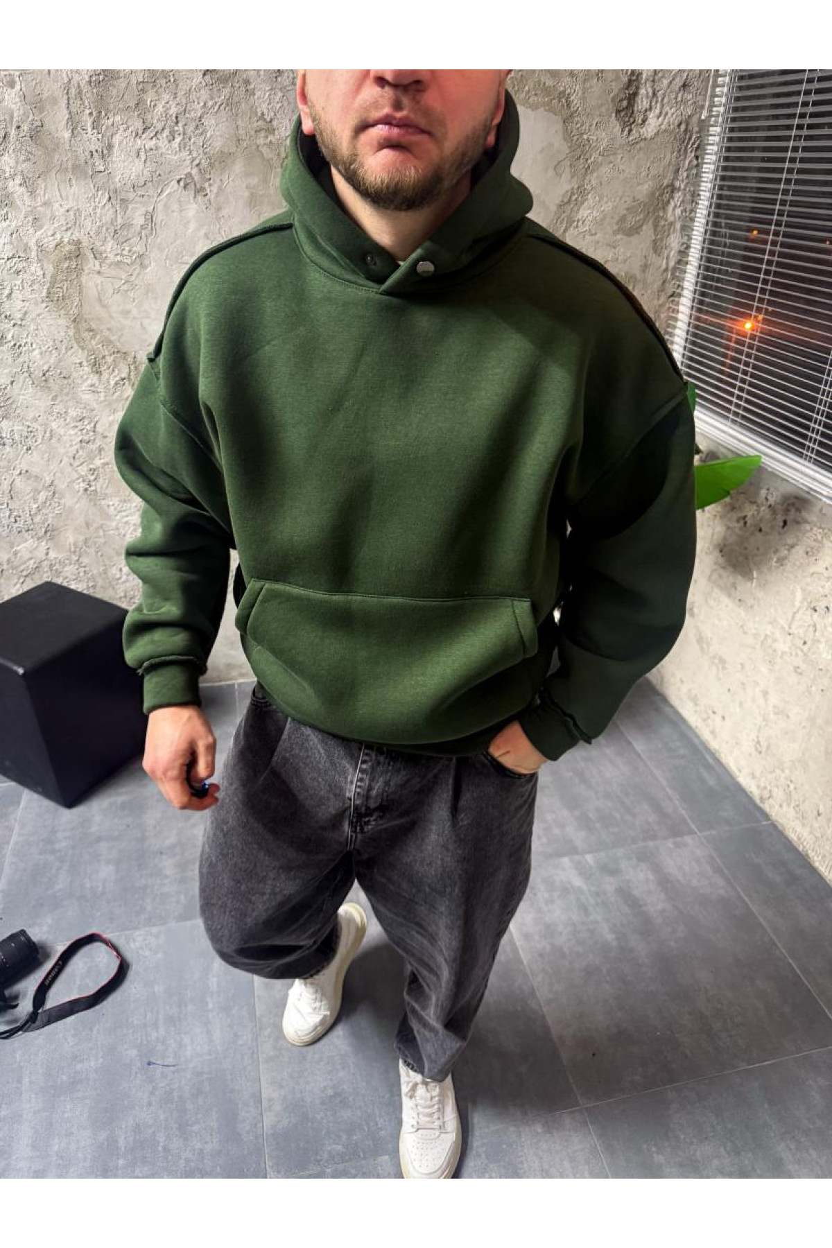 Худі на флісі драпп drapp   утеплене  зима