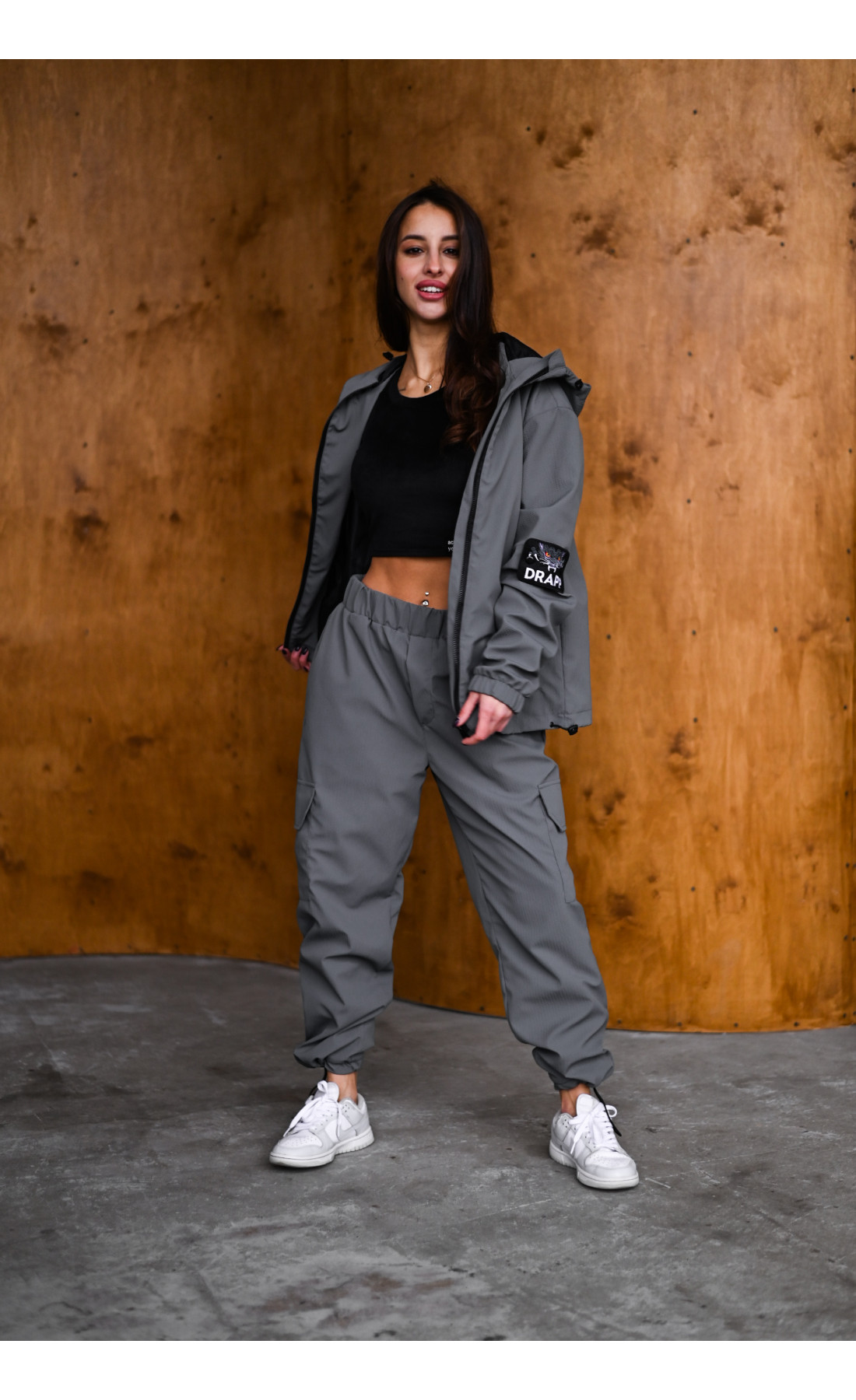 Спортивний костюм унісекс стильний модний весна осінь drapp виробництво україна