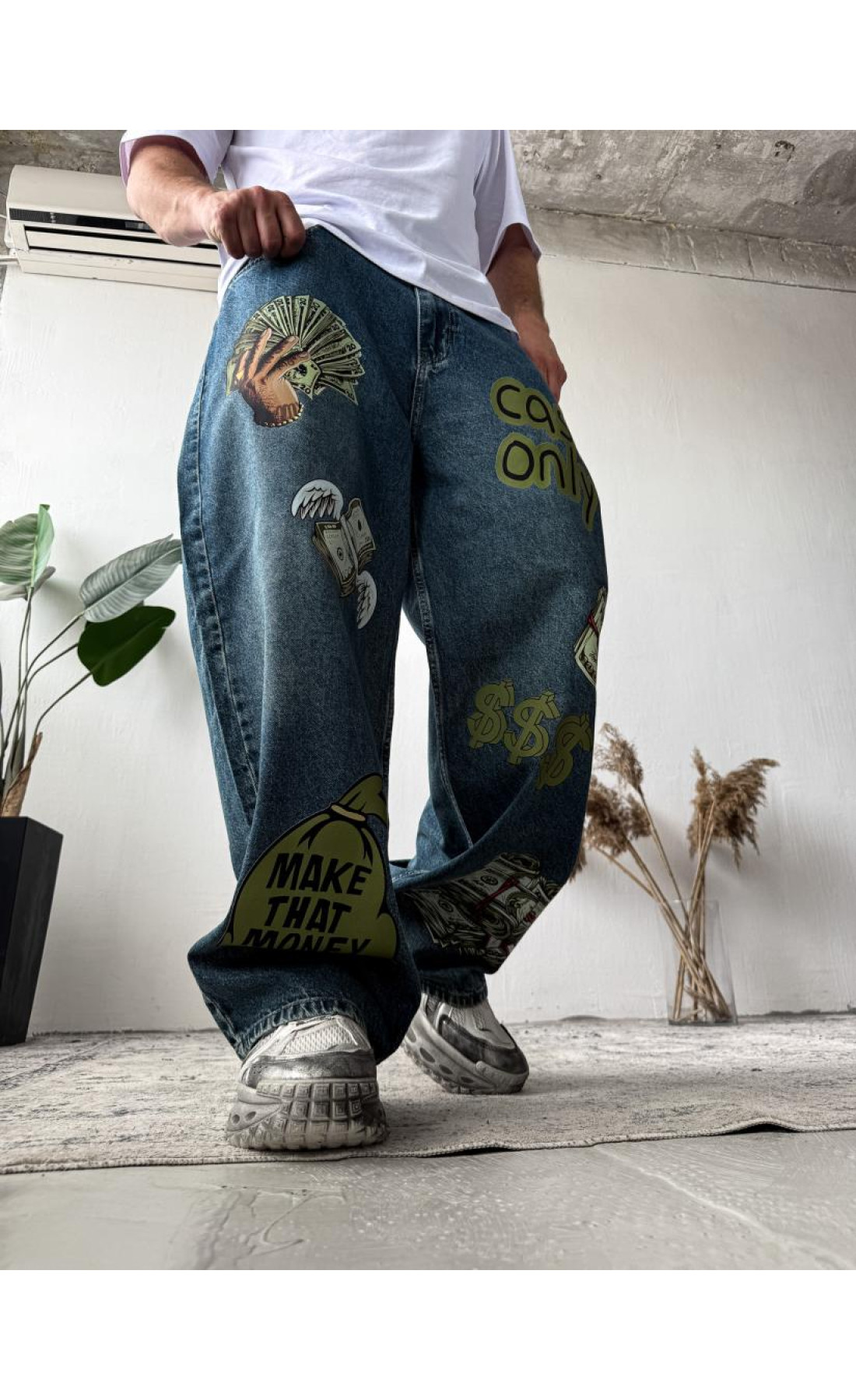 Джинси чоловічі дтф  вільні оверсайз