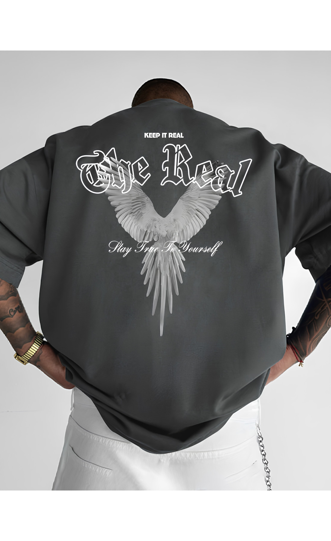 Футболка з принтом чоловіча  оверсайз літо легка трикотаж