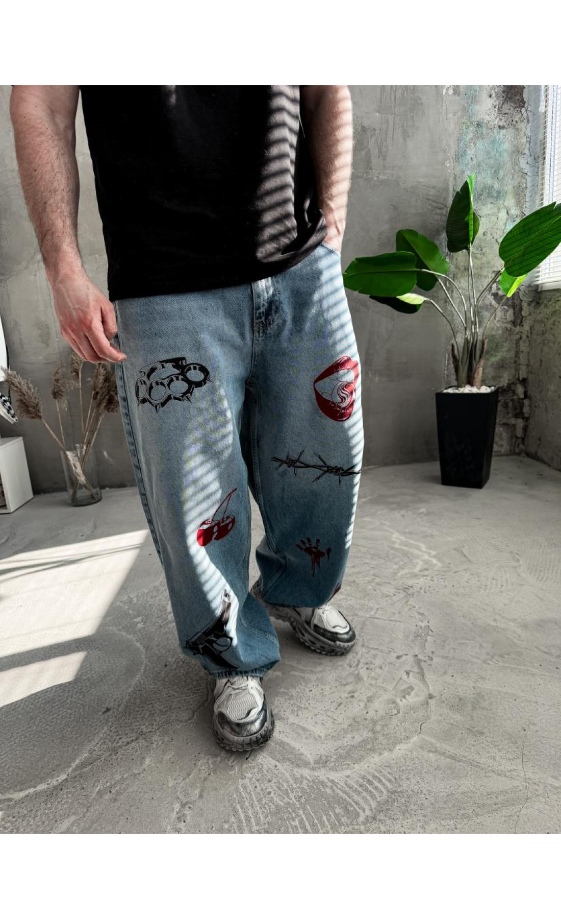 Джинси дтф чоловічі не утеплені  вільна посадка